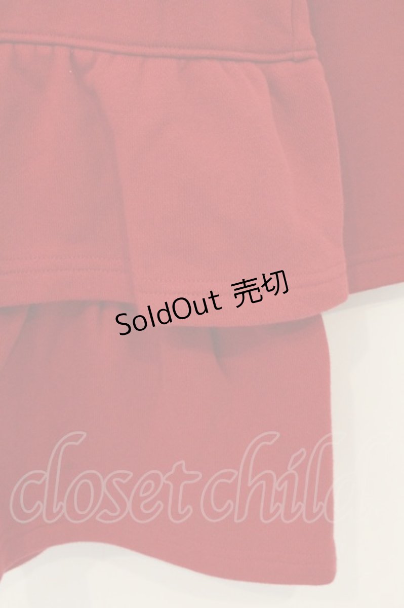 画像3: PINK HOUSE / 裾フリルチュニックパーカー  アカ O-26-07-14-011-LO-TO-IG-OS (3)