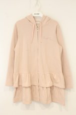 画像1: PINK HOUSE / 裾フリルチュニックパーカー  ピンク O-26-07-14-012-LO-TO-IG-OS (1)