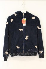 画像1: Franche Lippee / うじゃうじゃねこボアパーカー M ネイビー O-26-07-14-017-LO-JA-IG-OS (1)