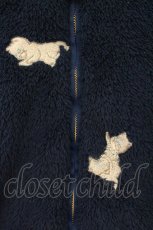 画像2: Franche Lippee / うじゃうじゃねこボアパーカー M ネイビー O-26-07-14-017-LO-JA-IG-OS (2)