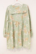 画像4: PINK HOUSE / リボンテディちゃんのセーラーカラーチュニック  薄荷 O-26-07-14-002-LO-TO-IG-OS (4)