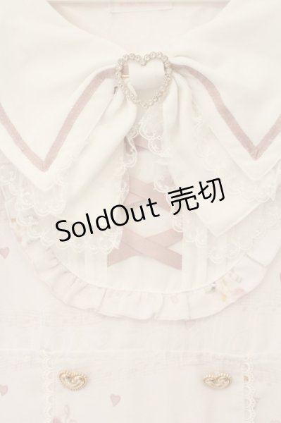 LIZ LISA / Melody Bunny柄ワンピース(長袖) ピンク×シロ O-26-07-15
