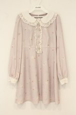 画像1: Ank Rouge / Fancy candleハイウエストワンピース  ピンク O-26-07-15-035-CA-OP-IG-OS (1)