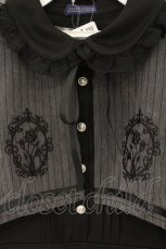 画像2: NIBBLE POISON / フレーム刺繍ケープワンピース M グレー O-26-07-15-037-LO-OP-OW-OS (2)