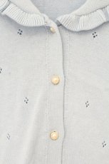 画像2: axes femme POETIQUE / シナモロール/ロゼッタ付カーディガン【ロゼッタ欠品】 M サックス O-26-07-15-004-AX-TO-IG-OS (2)