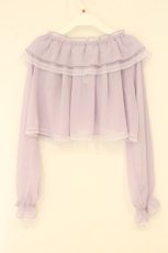 画像3: axes femme POETIQUE / ２ＷＡＹオフショルボレロ M ラベンダー O-26-07-15-042-AX-TO-OW-OS (3)