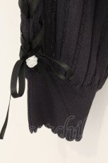 画像3: axes femme / ＵＶカット編み上げニットカーディガン F チャコール O-26-07-15-054-AX-TO-OW-OS (3)