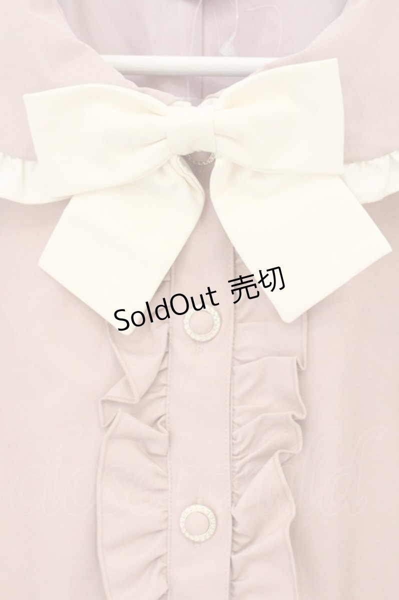 画像2: axes femme POETIQUE / バイカラーワンピースコート M ピンク O-26-07-15-068-AX-OP-OW-OS (2)