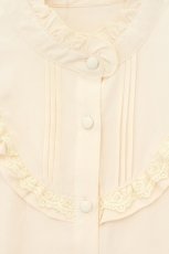 画像2: ERIKA Collaboration / TT*ERIデシンフリルBL　えりかコラボブラウス S アイボリー O-26-07-15-101-LO-BL-IG-OS (2)