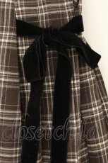 画像2: merry jenny / チェックプリーツミニスカート  ブラウン O-26-07-15-104-LO-SK-IG-OS (2)