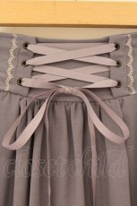 画像2: axes femme POETIQUE / バックフリルレースアップスカート M ラベンダー O-26-07-15-012-AX-SK-IG-OS (2)