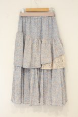 画像3: axes femme POETIQUE / フラワーランダムフリルスカート  サックス O-26-07-15-018-AX-SK-IG-OS (3)