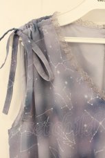 画像2: axes femme POETIQUE / 夏の星座シフォンワンピース  ラベンダー O-26-07-15-019-AX-OP-IG-OS (2)