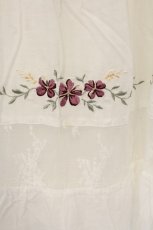 画像3: axes femme POETIQUE / フラワー刺繍ピナフォアワンピース M シロ O-26-07-15-002-AX-OP-IG-OS (3)
