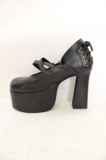 画像8: ATELIER PIERROT / ANTIQUE GOLD FRAME PUMPS（アンティークゴールドフレームパンプス） L ブラック O-26-07-16-037-EL-SH-IG-OS (8)