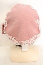 画像3: m petit by misako / TT*AMレースBベレー 57.5cm ピンク O-26-07-16-052-LO-AC-IG-OS (3)