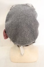 画像3: m petit by misako / AMリボンBベレー 57.5cm グレー O-26-07-16-054-LO-AC-IG-OS (3)