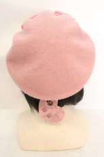 画像3: m petit by misako / AMモチーフリボンベレー帽 57.5cm ピンク O-26-07-16-056-LO-AC-IG-OS (3)