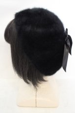 画像2: axes femme / シャギーベレー帽 56-58cm クロ O-26-07-16-060-AX-AC-IG-OS (2)
