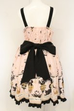 画像5: metamorphose / まいごの子猫と魔法のランタン ベルトジャンパースカート  ピンク O-26-07-18-030-ME-OP-IG-OS (5)