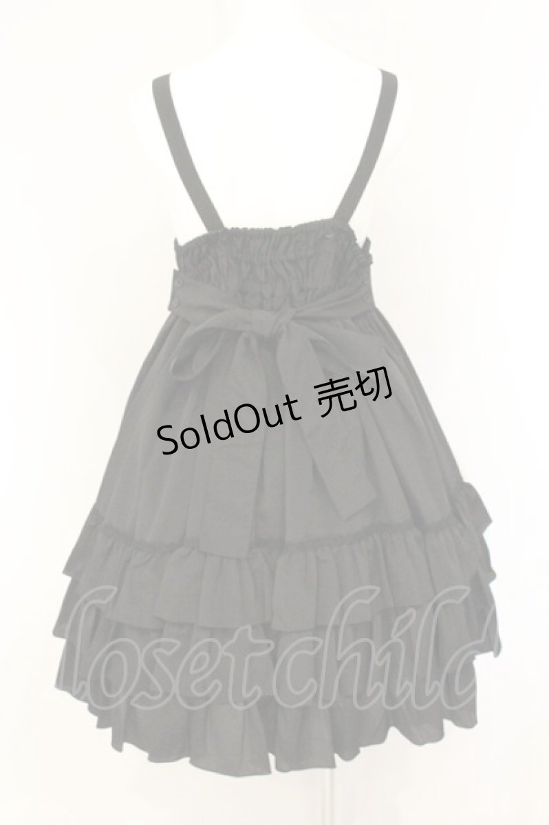画像5: metamorphose / Ribbonベビードールジャンパースカート  クロ O-26-07-18-033-ME-OP-IG-OS (5)