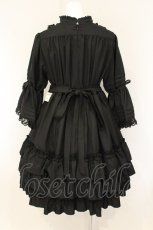 画像5: Physical Drop / スタンドカラーベビードールワンピース  クロ O-26-07-18-035-LO-OP-IG-OS (5)