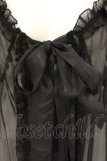 画像2: metamorphose / Crystalオーバードレスジャンパースカート  クロ O-26-07-18-039-ME-OP-IG-OS (2)