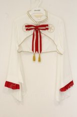 画像1: metamorphose / 乙女の着物袖ボレロ  シロ O-26-07-18-040-ME-TO-IG-OS (1)