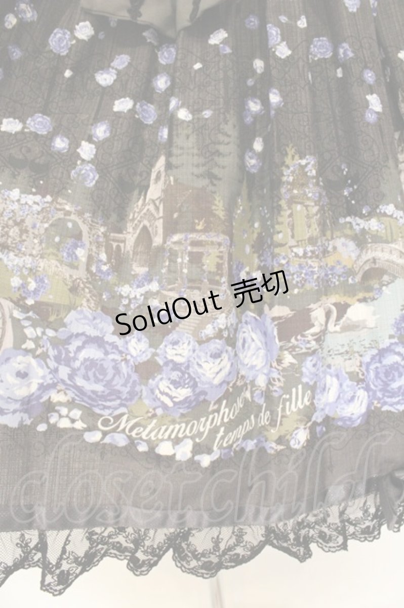 画像3: metamorphose / memories garden ワンピース  グレー O-26-07-18-018-ME-OP-IG-OS (3)