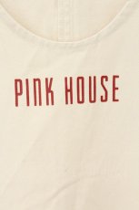 画像2: PINK HOUSE / ロゴジャンパースカート  アイボリー O-26-07-19-035-LO-OP-OW-OS (2)