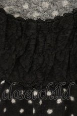 画像2: axes femme / 起毛ドットプルオーバー M クロ O-26-07-19-041-AX-TO-OW-OS (2)