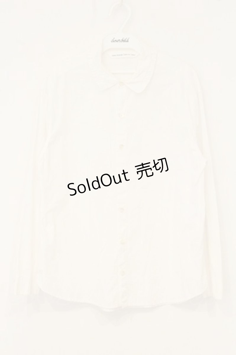 画像1: Jane Marple Dans Le Salon / Typewriter wrinkle shirt　ブラウス M シロ O-26-07-19-068-JM-BL-OW-OS (1)