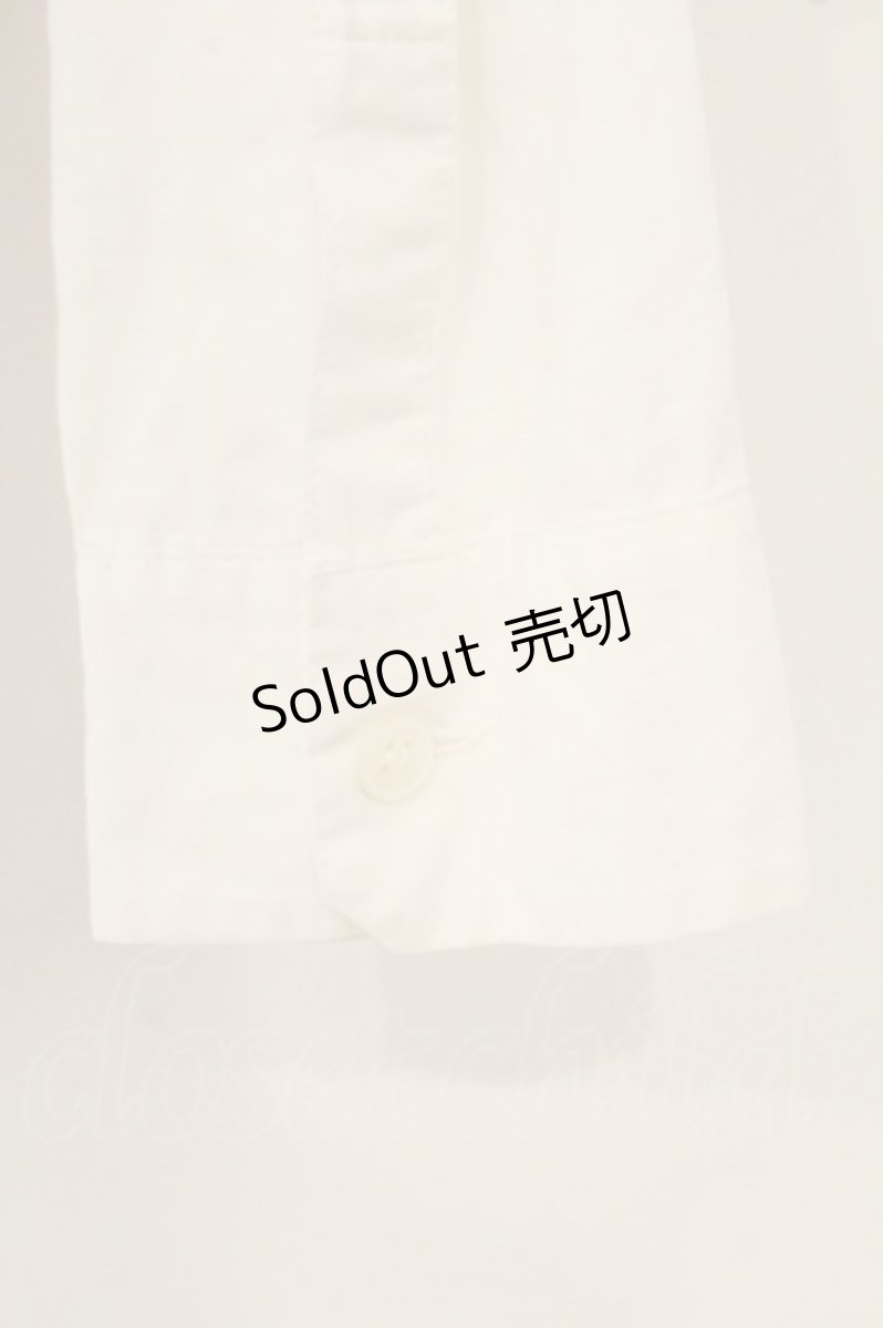 画像4: Jane Marple Dans Le Salon / Typewriter wrinkle shirt　ブラウス M シロ O-26-07-19-068-JM-BL-OW-OS (4)