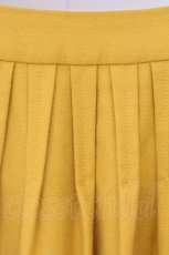 画像2: Jane Marple Dans Le Salon / Light Flannel Tuck Flare Skirt　スカート M マスタード O-26-07-19-069-JM-SK-OW-OS (2)