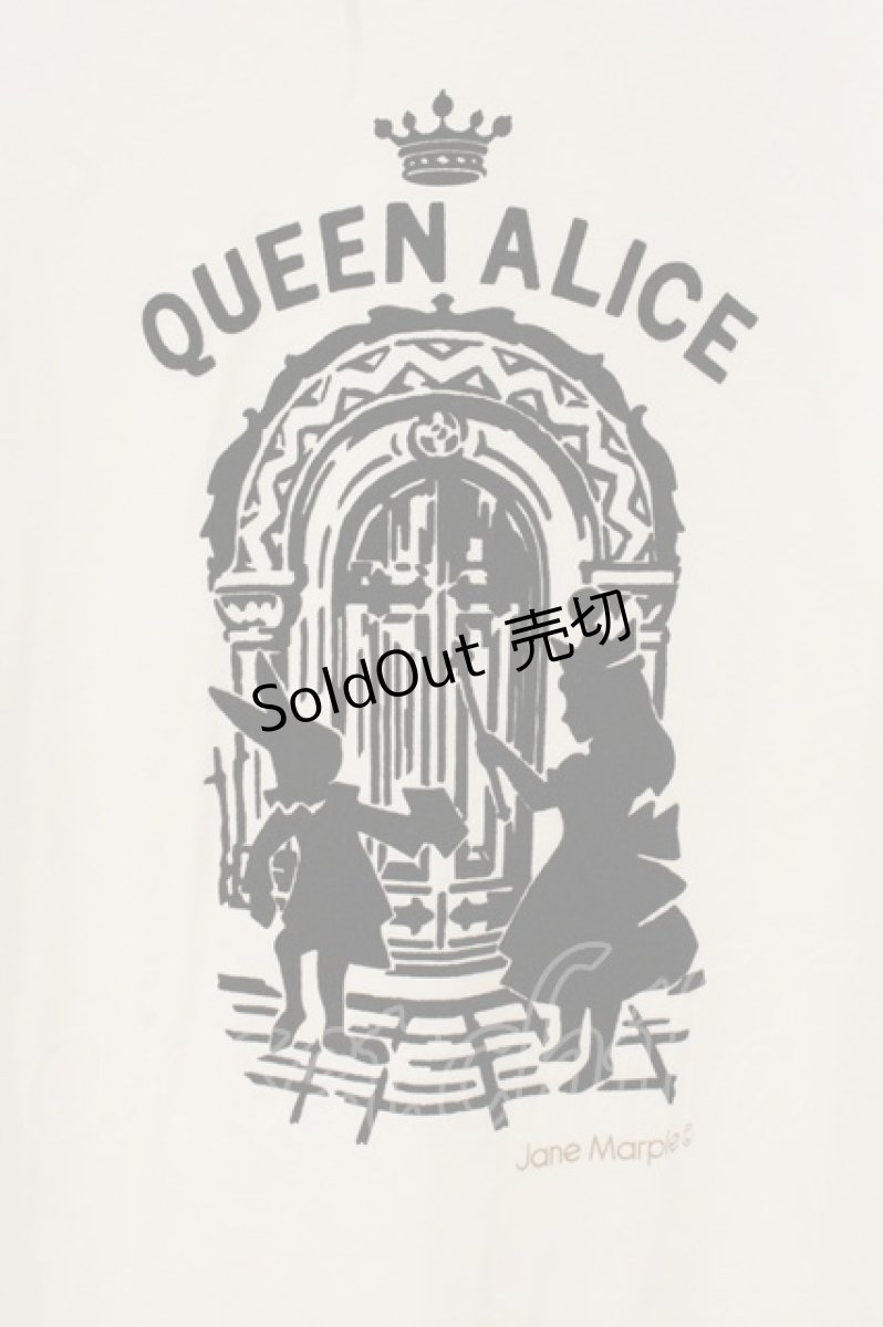 画像2: Jane Marple / Queen Alice T-shirt（クイーンアリスティーシャツ） M シロ×クロ O-26-07-19-074-JM-TS-IG-OS (2)