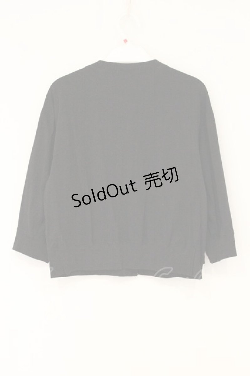 画像3: Jane Marple / Stripe ribbon-trim cardigan（ストライプリボントリムカーディガン） M クロ O-26-07-19-075-JM-TO-IG-OS (3)