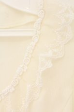画像3: Innocent World / 梨地スクエアーネックブラウス L 生成り O-26-07-19-089-IW-BL-IG-OS (3)