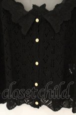 画像2: axes femme / 襟付バックデザインケープ M クロ O-26-07-19-016-AX-TO-OW-OS (2)