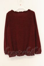 画像3: axes femme / BAGデザインプルオーバー M ワイン O-26-07-19-022-AX-TO-OW-OS (3)
