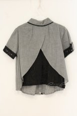 画像3: axes femme / 背面開きブラウス風プルオーバー M グレー O-26-07-19-030-AX-TO-OW-OS (3)