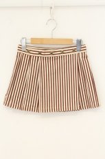 画像1: Jean Paul GAULTIER / ストライプミニスカート 40 ブラウン×ベージュ O-26-07-21-068-GO-SK-OW-OS (1)