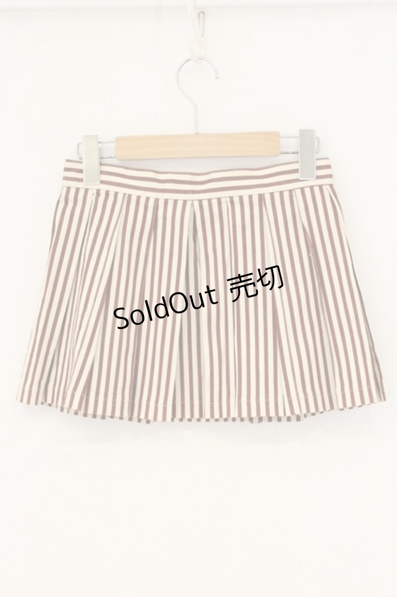 画像3: Jean Paul GAULTIER / ストライプミニスカート 40 ブラウン×ベージュ O-26-07-21-068-GO-SK-OW-OS (3)