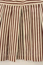 画像4: Jean Paul GAULTIER / ストライプミニスカート 40 ブラウン×ベージュ O-26-07-21-068-GO-SK-OW-OS (4)