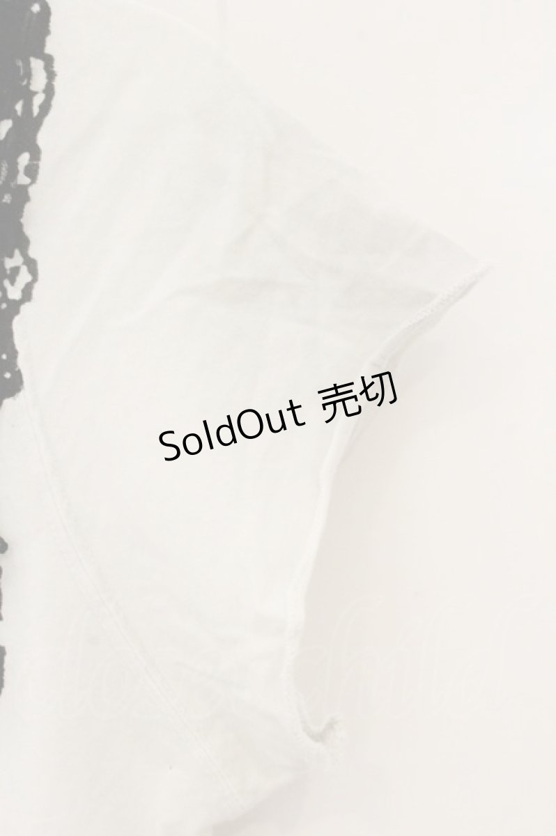 画像3: SEXY DYNAMITE LONDON / ビスチェプリントTシャツ  ホワイト×ブラック O-26-07-21-069-PU-TO-OW-OS (3)