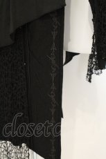 画像3: Ozz Croce / 異素材切り替えワンショルコルセット  グレー×ブラック O-26-07-21-001-OO-TO-OW-OS (3)