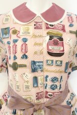 画像2: Jane Marple / Beau Chocolatのワンピース M ピンク O-26-07-21-011-JM-OP-OW-OS (2)