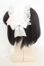 画像3: metamorphose / 総レースフリルヘッドドレス  オフシロ O-26-07-22-012-ME-AC-IG-OS (3)