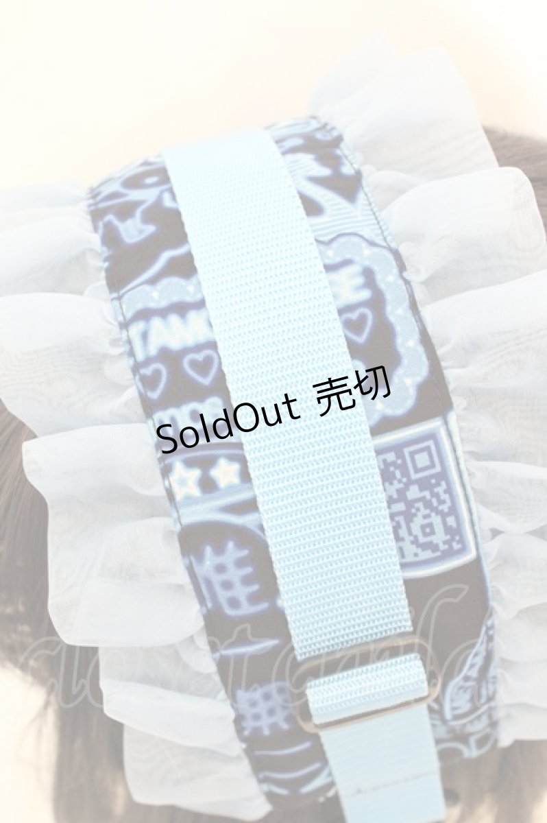 画像2: metamorphose / 電脳Neon少女ヘッドドレス  サックス系 O-26-07-22-013-ME-AC-IG-OS (2)
