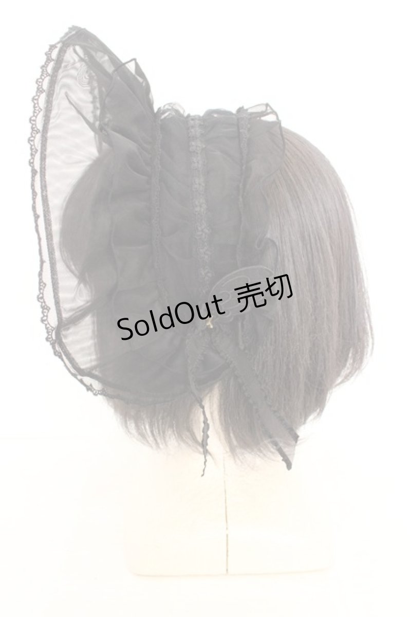 画像2: Angelic Pretty / Airy Angelブリム付カチューシャ  クロ O-26-07-22-015-AP-AC-IG-OS (2)