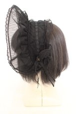 画像2: Angelic Pretty / Airy Angelブリム付カチューシャ  クロ O-26-07-22-015-AP-AC-IG-OS (2)